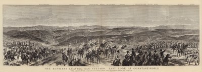 Les Russes quittant San Stefano, dernier regard sur Constantinople - Frederic Villiers